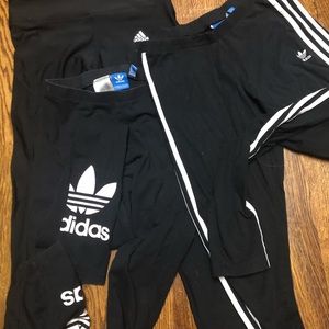 3 pairs of adidas leggings bundle!